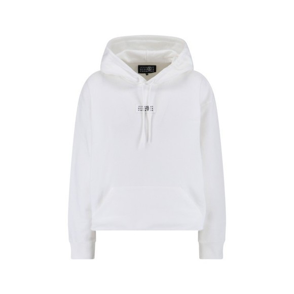 Mm6 By Maison Margiela Numeric Hoodie – White - NWT - Picture 1 of 3